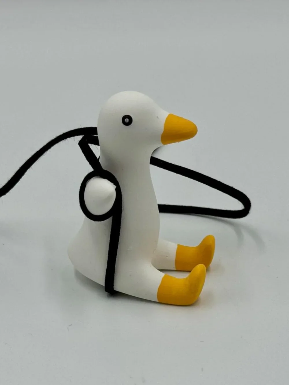 Ceramic Duck Swinging - Car Accessory, Toy